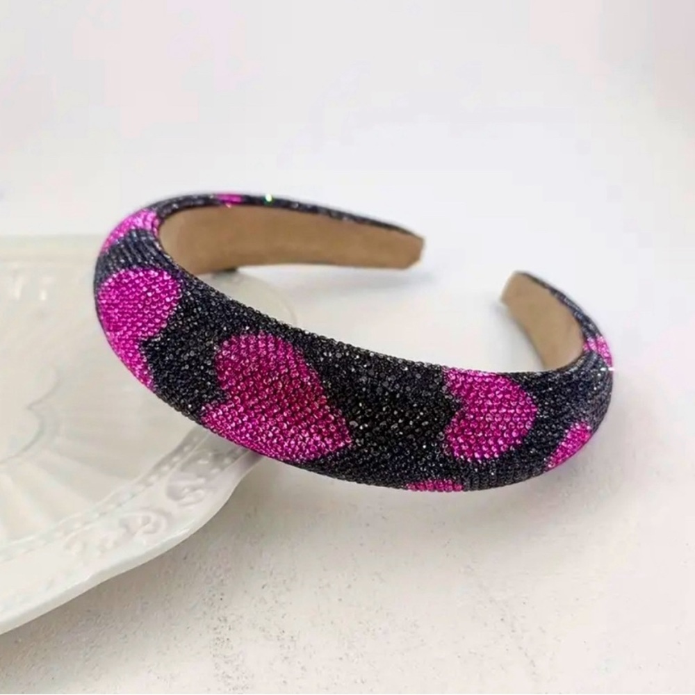 Heart Rhinestone Headband - NEW!